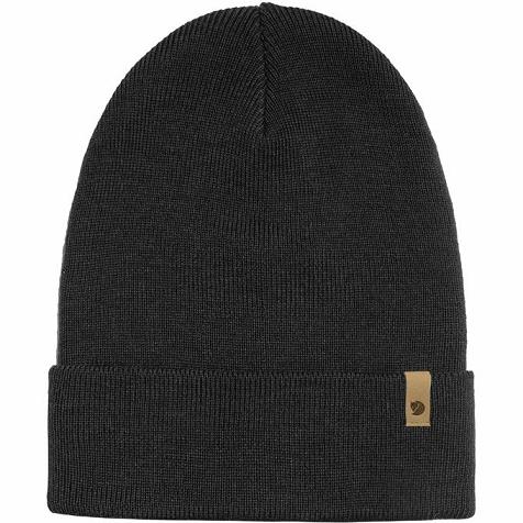 Fjallraven Women Classic Beanies Black PH128761 Philippines